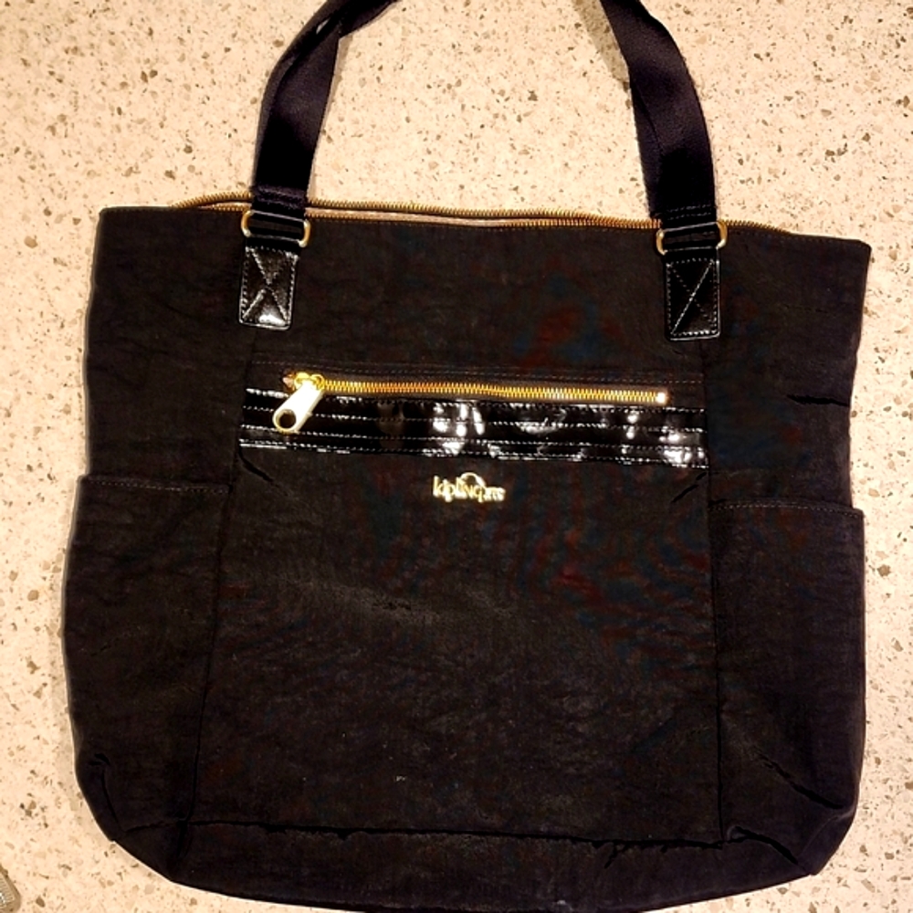 Kipling Black Tote Large